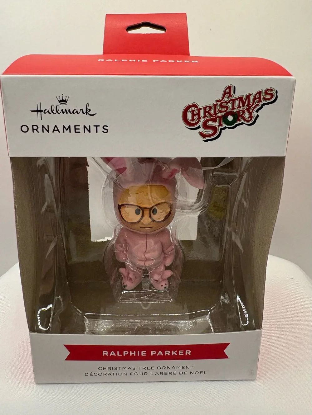 Hallmark “A Christmas Story” Ralphie Parker Pink Rabbit Ornament